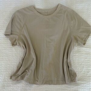 Lululemon Classic-Fit Cotton-Blend Tshirt in Bone